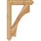 Ekena Millwork Westlake Arts & Crafts Rough Sawn Bracket, Western Red Cedar, 4"W x 24"D x 36"H BKT04X24X36WTL03RWR - alternate 3